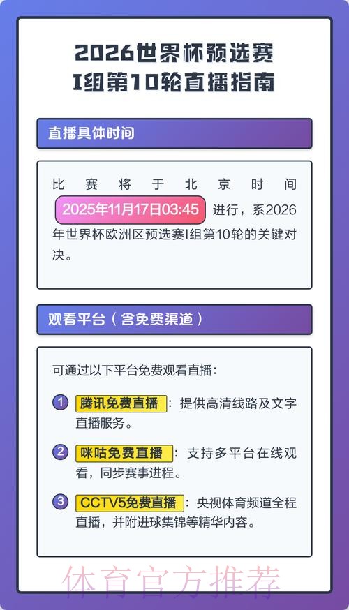 2026世界杯直播实时更新观看指南实时查看 2026世界杯直播实时更新观看指南实时查看
